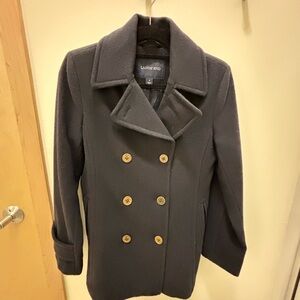 Lands' End Women's Dark Navy Peacoat